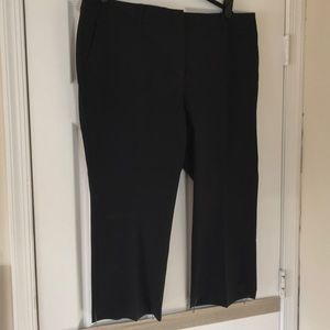 Black crop Talbots work trousers
